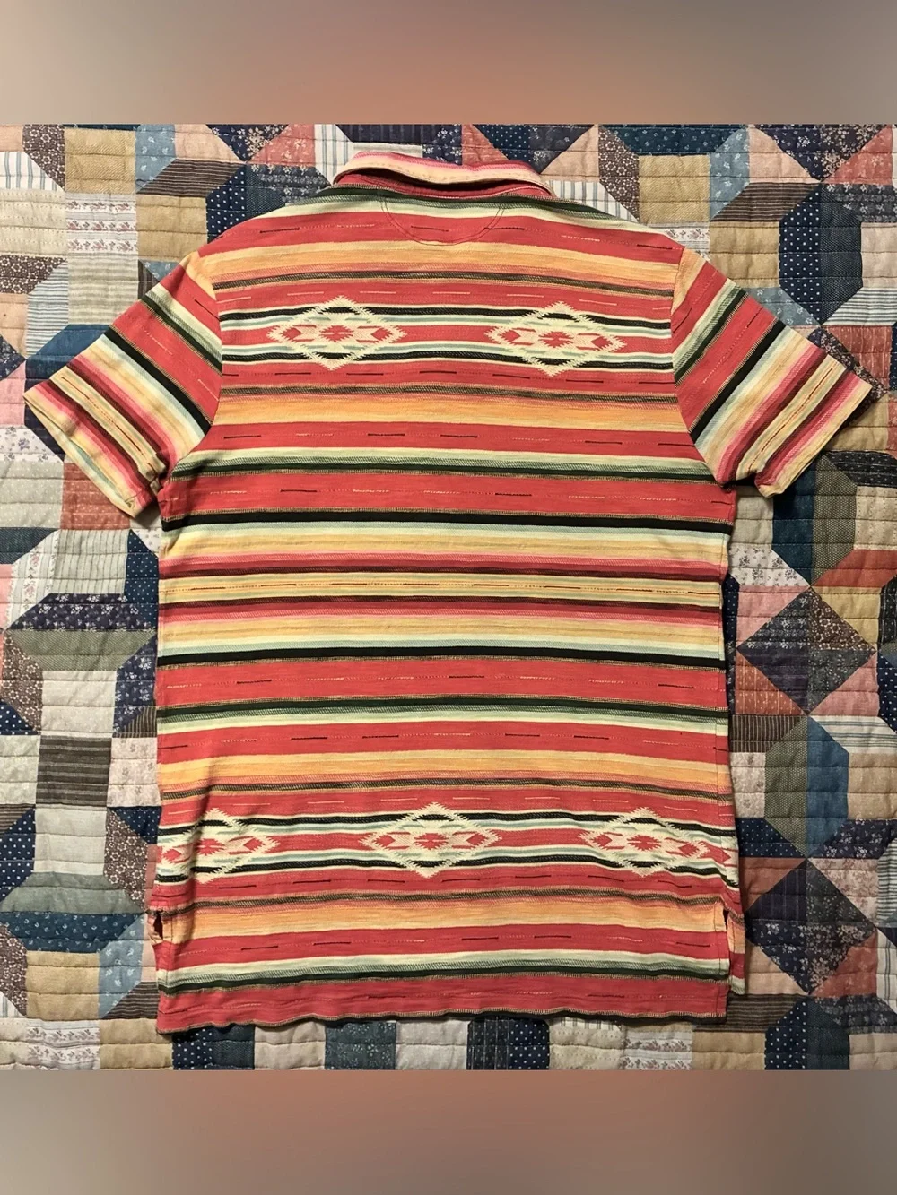 VTG. 90’S POLO RALPH LAUREN WESTERN POLO SHIRT- SIZE LARGE